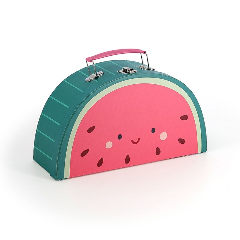 Valise en carton Vilac - Pastèque