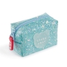 Mini trousse paillettée bleue