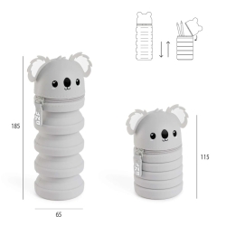 Trousse en silicone rétractable - Koala