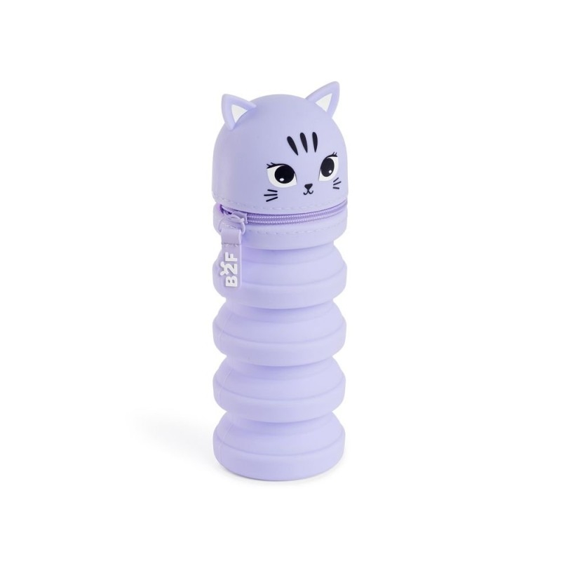 Trousse en silicone rétractable - Chat