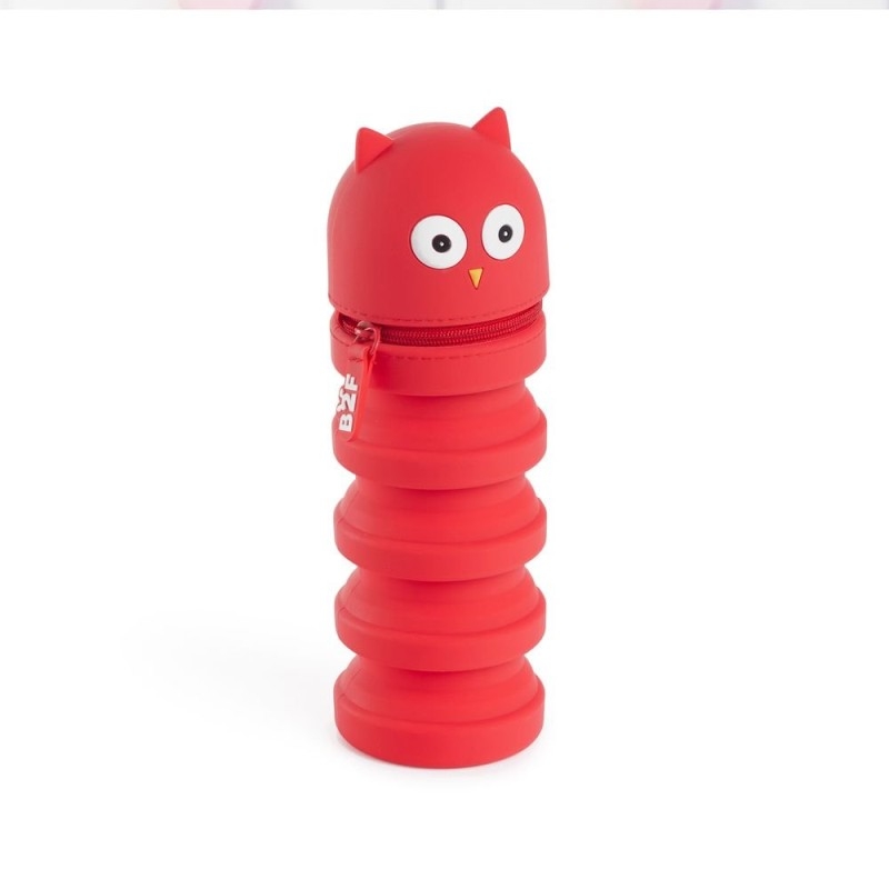 Trousse en silicone rétractable - Hibou