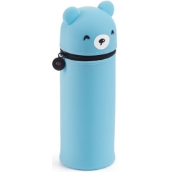 Trousse en silicone - Ours bleu