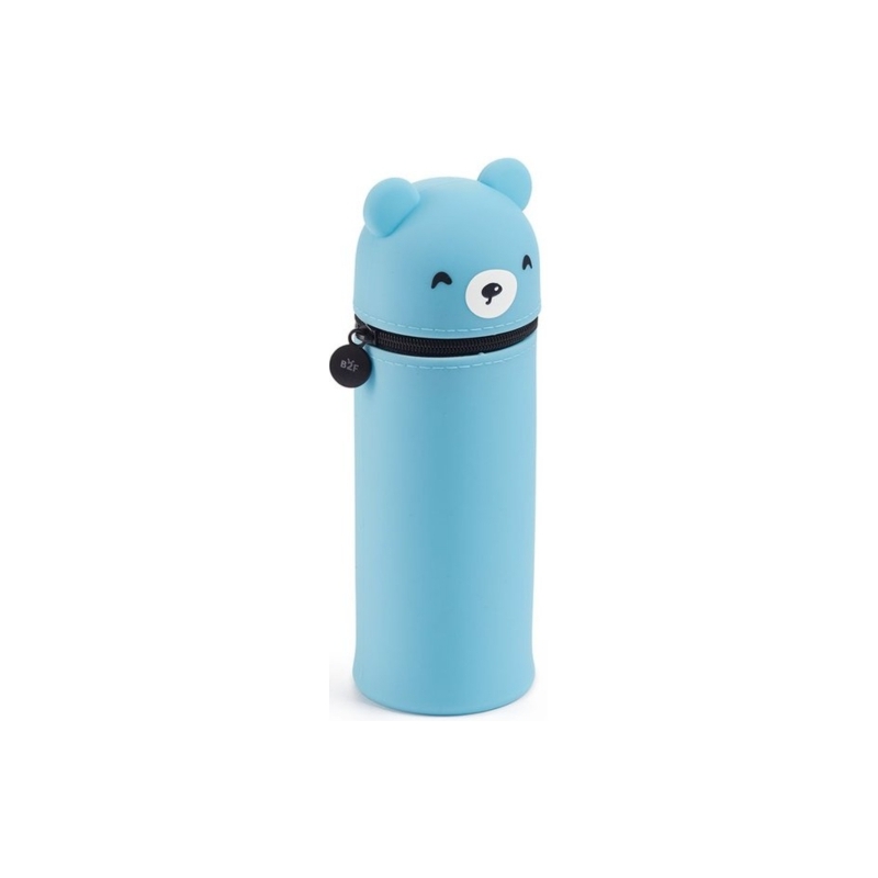 Trousse en silicone - Ours bleu
