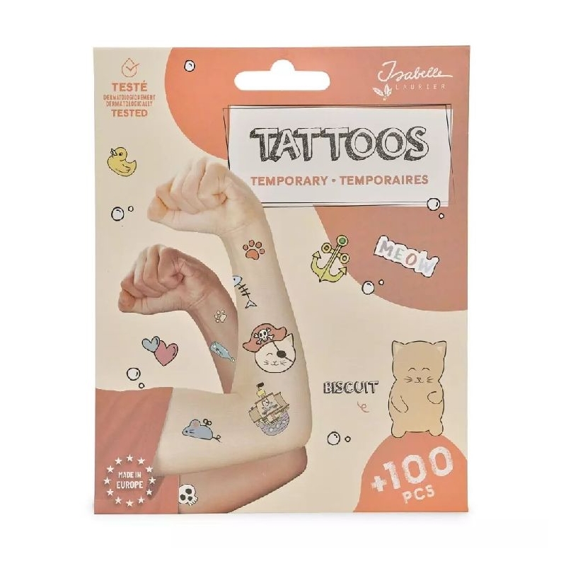 Tatouages Biscuit le chat