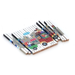 PROMO Puzzle 4 dimensions - Les transports