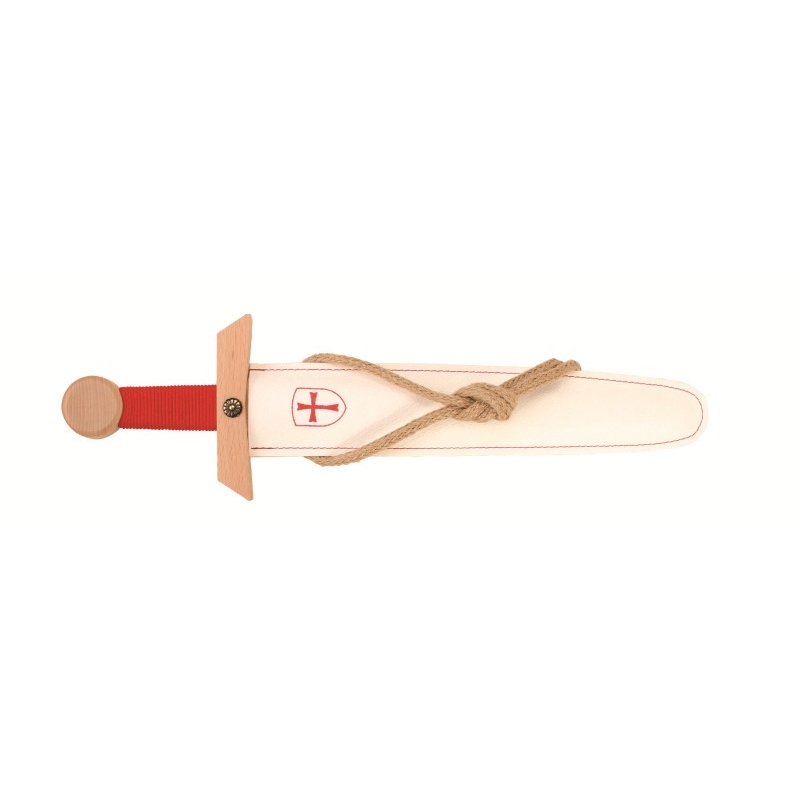 Épée et fourreau de Templier - blanc