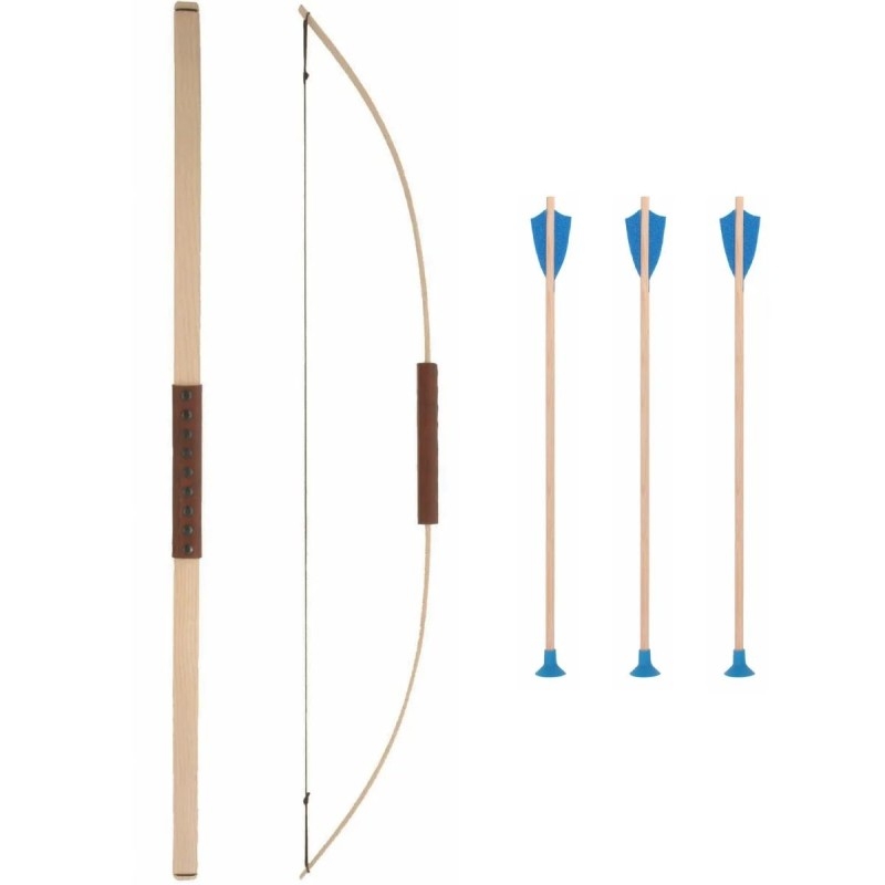 Arc à flèches 100 cm et 3 flèches