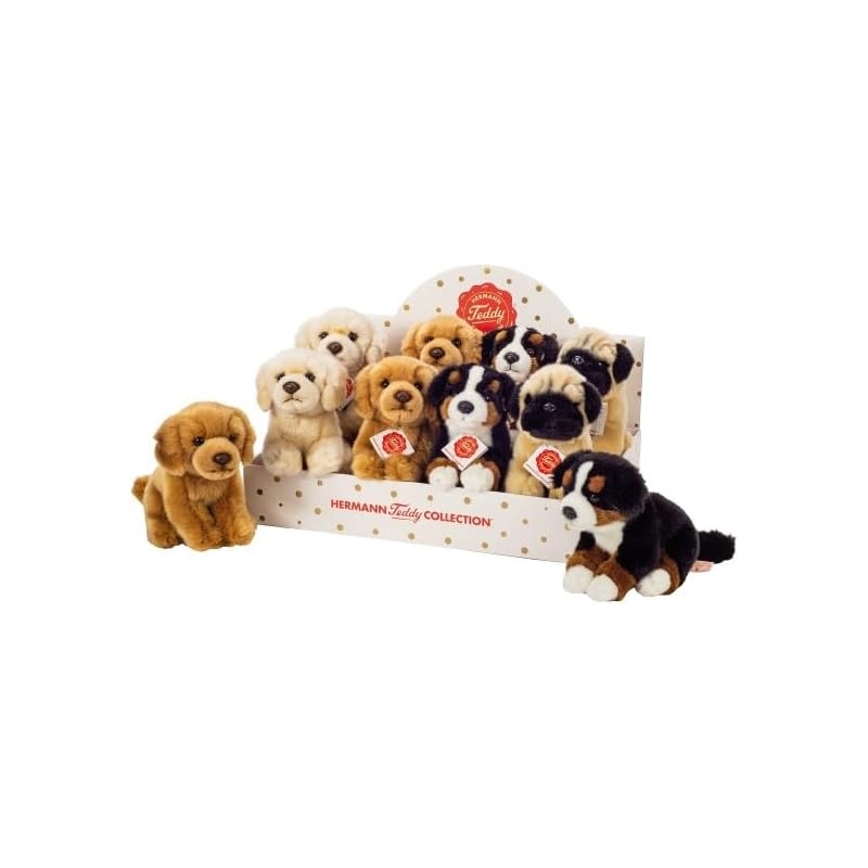 Chien assis 15 cm