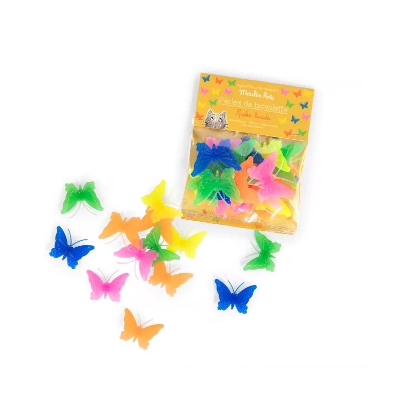 Perles de bicyclette - Papillons