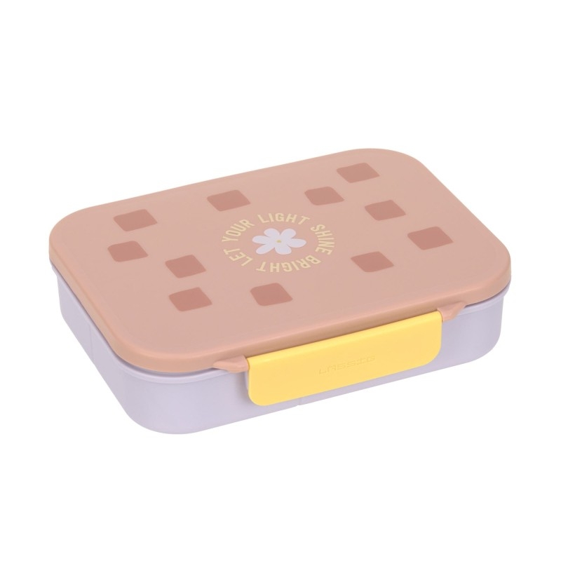 Boîte à gouter Bento  - Pattern Party rose