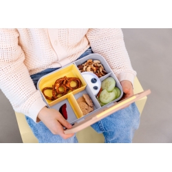 Boîte à gouter Bento  - Pattern Party rose