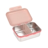 Boîte à gouter inox  - Sunny Explorer rose