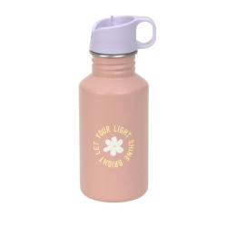 Gourde inox - Pattern Party rose