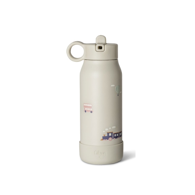 Citron - Gourde isotherme Véhicules 250 ml