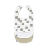 Pack de 3 bavoirs - Happy Fruits kaki clair
