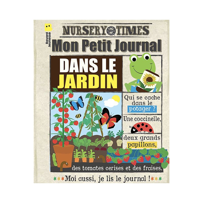 Livre qui crépite - Dans le jardin