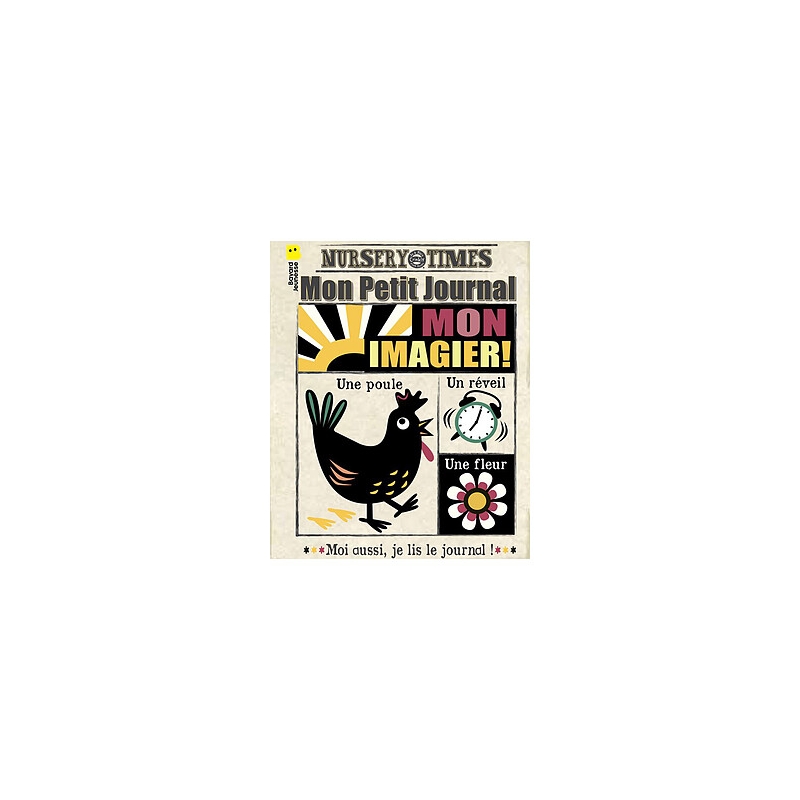 Livre qui crépite - Mon imagier noir et blanc