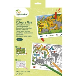Graffy colour and play - Cherche et trouve Zoo