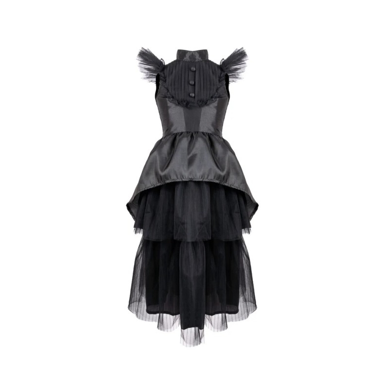 Déguisement - Robe sorcière gothique 9/10 ans
