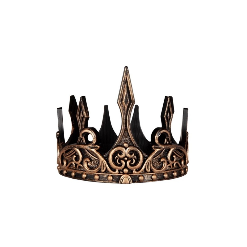 Couronne de roi latex doré