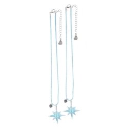 Colliers étoile bleue BFF