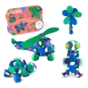 Clixo - Jeu de construction magnétique bleu/vert 30 pièces
