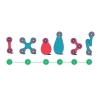 Clixo - Jeu de construction magnétique rouge/turquoise 18 pièces