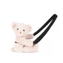 Histoire d'Ours - Sac doudou Ours ivoire