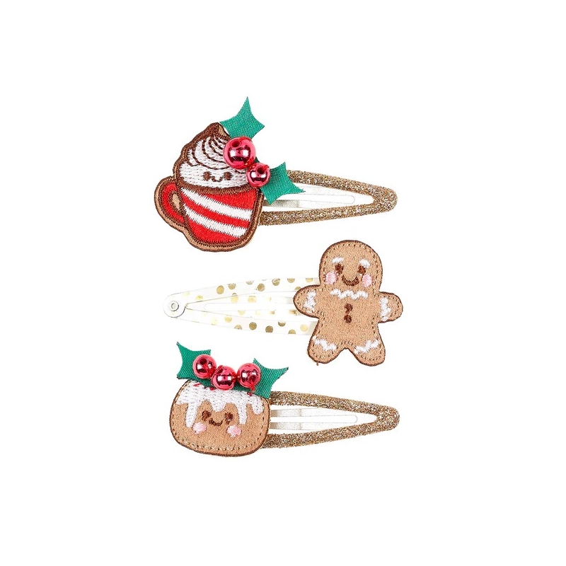 3 pinces Curille Noël