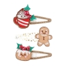3 pinces Curille Noël