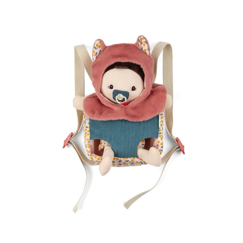 Poupée Jeanne et porte-bébé