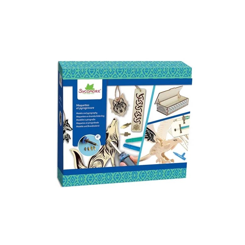 Maquettes et pyrogravure Celtique
