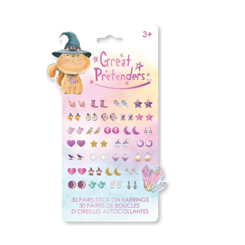 Boucles d'oreilles stickers - Sorcières