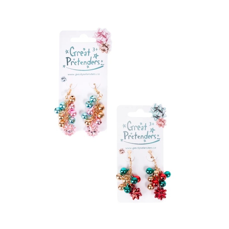 Set de 3 paires de boucles d'oreilles Noël Jingle