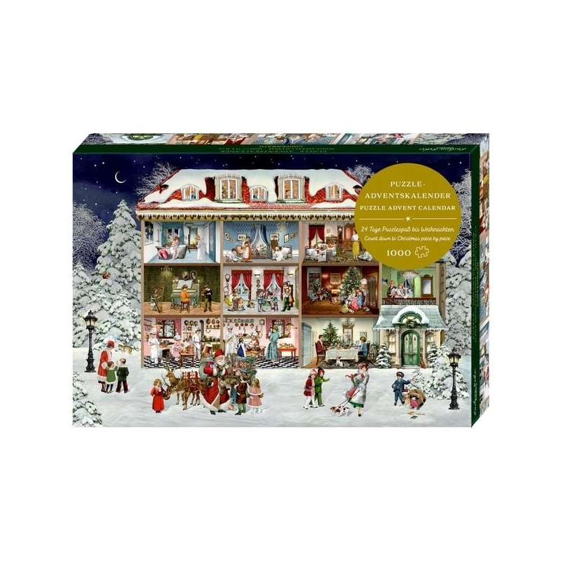 Calendrier de l'avent puzzle - Our wonderful christmas house