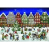 Calendrier de l'avent puzzle - Winter evening in the city