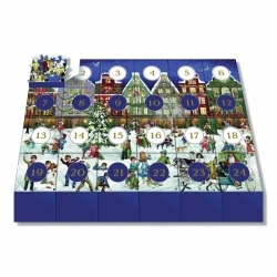 Calendrier de l'avent puzzle - Winter evening in the city