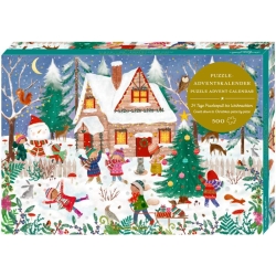 Calendrier de l'avent puzzle - Happy wintertime