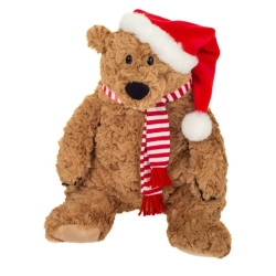 Ours brun édition de Noël 34 cm