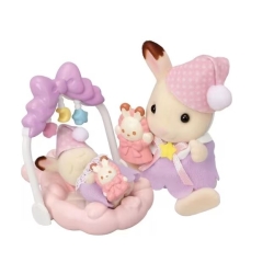 Sylvanian Families - Coucher soeurs lapin chocolat