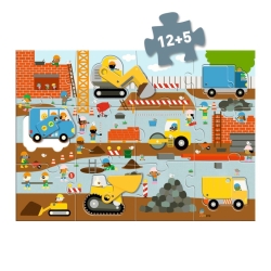 Puzzle géant - Le chantier 12pcs +5pcs