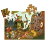 Puzzle silhouette 36 pièces - Robin des bois
