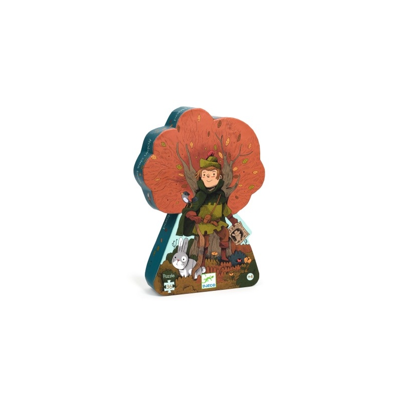 Puzzle silhouette 36 pièces - Robin des bois