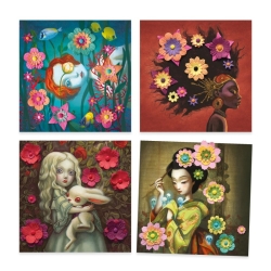 Tableaux en 3D - Rock'n Roses