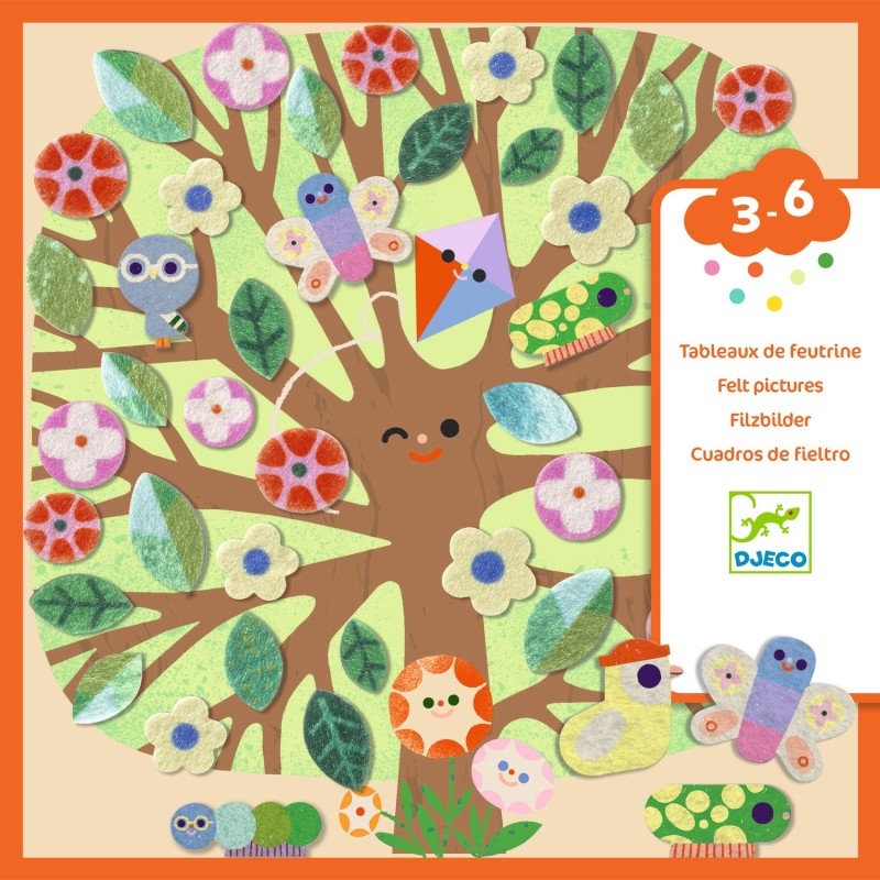Tableaux de feutrine - La ronde des saisons