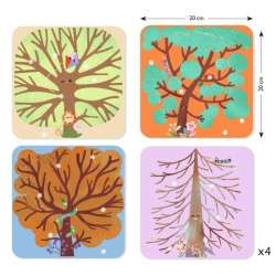 Tableaux de feutrine - La ronde des saisons