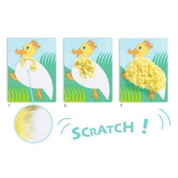 Laine et scratch - Avec un chapeau