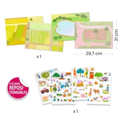 Stickers à relever - La ferme