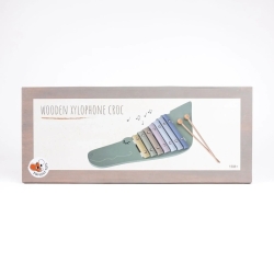 Xylophone en bois crocodile