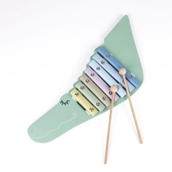 Xylophone en bois crocodile
